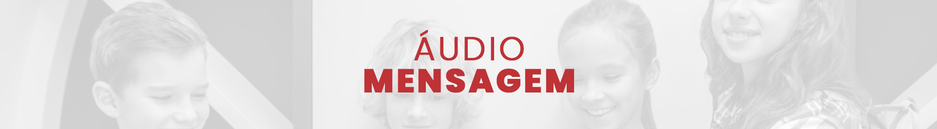 Imagem topo áudio mensagem